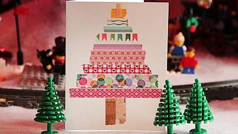 Φτιάξτε εύκολα με τα παιδιά υπέροχες χριστουγεννιάτικες κάρτες!