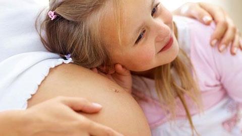 Κοριτσάκι σοκάρεται βλέποντας το υπερηχογράφημα της μαμάς του