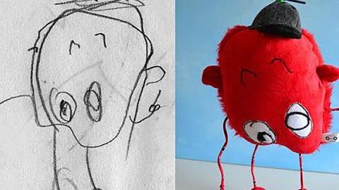 Οι ζωγραφιές των παιδιών σας μπορούν να γίνουν κουκλάκια!