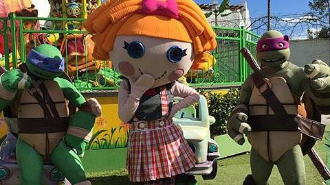 Τα Χελωνονιντζάκια και η Lalaloopsy Bea στα Αηδονάκια για δύο Σαββατοκύριακα!