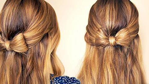 6 εντυπωσιακά γιορτινά χτενίσματα για να κάνετε μόνη σας