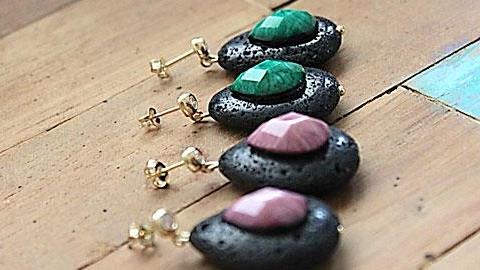 Δείτε τη νέα συλλογή κοσμημάτων Lava Drops από τα LO & Behold Jewellery