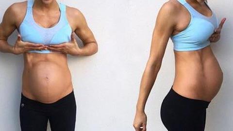 Έγκυος με… κοιλιακούς στον ένατο μήνα!