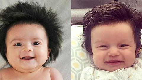 15 ξεκαρδιστικές φωτογραφίες πολύ... μαλλιαρών μωρών!