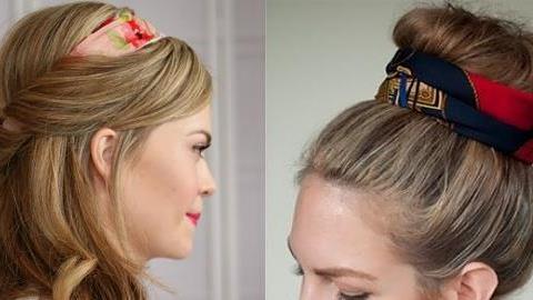 8 τρόποι να φορέσετε ένα φουλάρι στα μαλλιά φέτος το καλοκαίρι