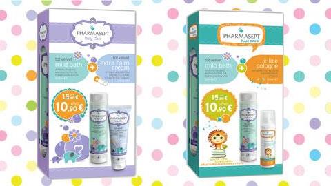 Πακέτα προσφοράς από τη Pharmasept για την περιποίηση του παιδιού σας!