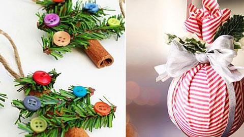 Τα πιο όμορφα χριστουγεννιάτικα στολίδια για να φτιάξετε με τα παιδιά!
