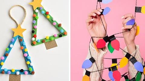 8 χριστουγεννιάτικες χειροτεχνίες για να κάνετε με τα παιδιά