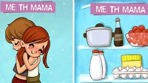 8 σκιτσάκια που μας θυμίζουν πόσο ανάγκη έχουμε τη μαμά μας!