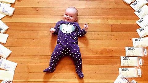 Ένα μωρό, 9 λίτρα μητρικού γάλατος και ένα σπουδαίο μήνυμα!