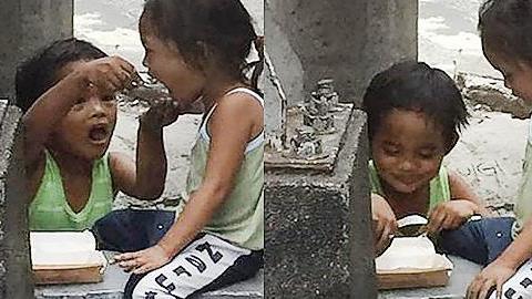 Αγοράκι ζητά ελεημοσύνη για να ταΐσει την αδερφή του: Ένα συγκλονιστικό στιγμιότυπο!