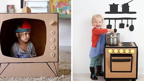 10 φοβερά παιχνίδια που μπορείτε να φτιάξετε από χαρτόκουτα