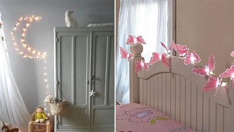 Πώς να διακοσμήσετε το παιδικό δωμάτιο με φωτάκια