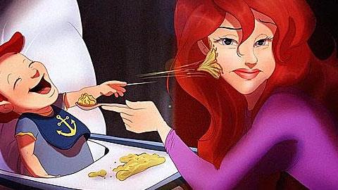 Αν οι πριγκίπισσες της Disney ήταν μαμάδες...