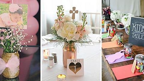 Πώς να διακοσμήσετε τα τραπέζια της βάφτισης... με τα χεράκια σας!