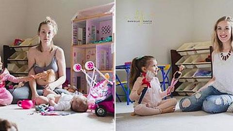 Το αληθινό πρόσωπο της επιλόχειας κατάθλιψης μέσα από 2 φωτογραφίες