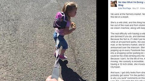 Μπαμπάς δημοσιεύει φωτογραφία του παιδιού του με λουρί και προκαλεί αντιδράσεις!