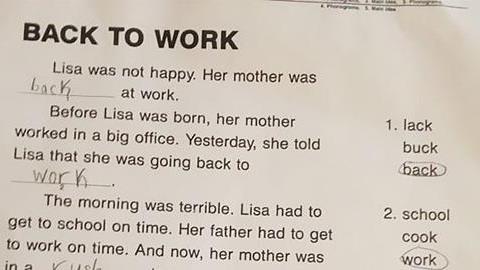 Ίσως η πιο σεξιστική εργασία που έχει ανατεθεί ποτέ σε μαθητές!