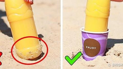 14 έξυπνα κόλπα που θα σας λύσουν τα χέρια στην παραλία