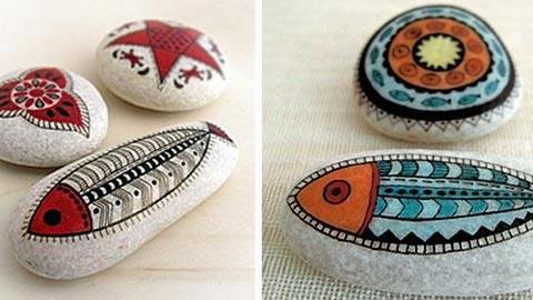 Ζωγραφική σε βότσαλα: Πώς να κάνετε τα πιο όμορφα σχέδια με τα παιδιά