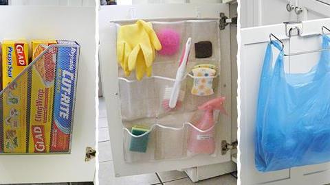 Πώς να εκμεταλλευτείτε τον χώρο κάτω απ’ τον νεροχύτη και τον νιπτήρα