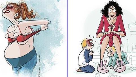 Η ζωή μου μετά τα παιδιά σε 18 χιουμοριστικά σκίτσα