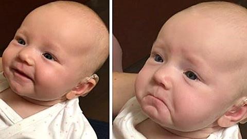 Μωράκι ακούει για πρώτη φορά τη μητέρα του να του λέει «σ’ αγαπώ» και συγκινείται!