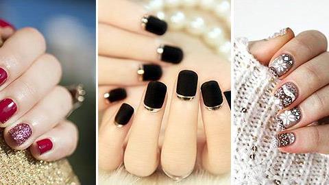 30 λαμπερά σχέδια μανικιούρ για τις γιορτές!