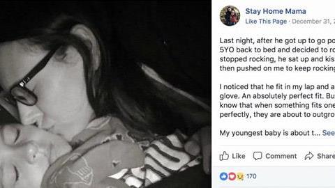 «Γιατί αποφάσισα να κοιμίζω τους γιους μου στην αγκαλιά μου»