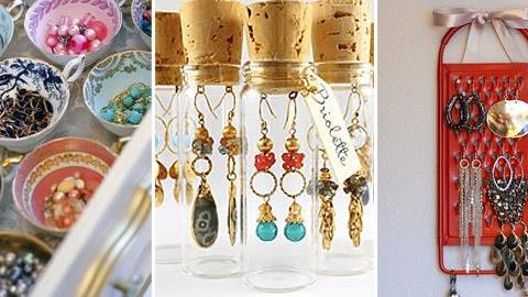 18 έξυπνοι τρόποι να αποθηκεύσετε τα κοσμήματά σας