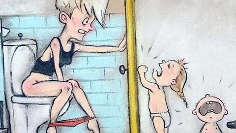 Πώς είναι η ζωή με 2 παιδιά μέσα από 9 ξεχωριστά σκίτσα