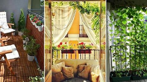 4 ιδέες για να κρατήσετε τα... αδιάκριτα βλέμματα των γειτόνων μακριά απ’ το μπαλκόνι σας