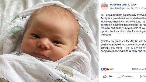 «Οι 7 κανόνες που πρέπει να ακολουθείτε όταν με επισκέπτεστε»: Τι θα μας έλεγε ένα νεογέννητο μωρό