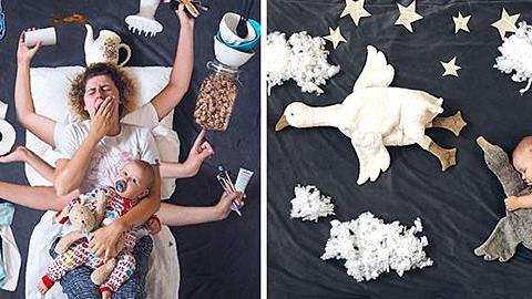 Μαμά μετατρέπει τις αστείες στιγμές με τα 2 παιδιά της σε… καλλιτεχνικές φωτογραφίες