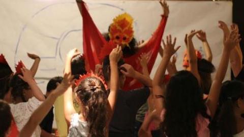 Δημιουργική απασχόληση παιδιών στην Επίδαυρο