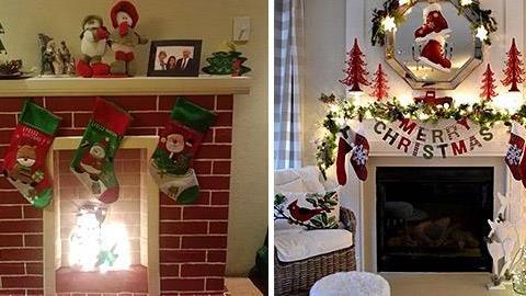 Πώς να φτιάξετε ένα ψεύτικο χριστουγεννιάτικο τζάκι που θα μοιάζει με αληθινό!