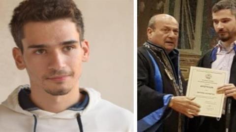 Η ιστορία του τυφλού φοιτητή που πήρε το πτυχίο του με άριστα