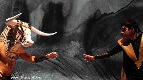 «Ο Θησέας και ο Μινώταυρος» της Κάρμεν Ρουγγέρη στο Ίδρυμα Μιχάλης Κακογιάννης