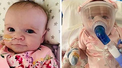 Μωρό-θαύμα με προβλήματα στην καρδιά και τους πνεύμονες νικά τον κορονοϊό
