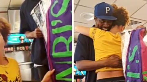 Μπαμπάς κάνει για μέρες υπερωρίες για να πάρει στην κόρη του το φόρεμα των ονείρων της