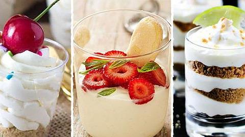 3 εύκολα γλυκά ψυγείου να τα φας...στο ποτήρι!