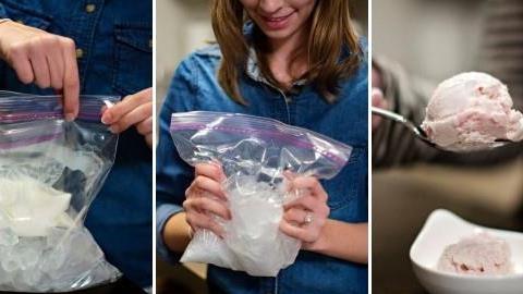 Φτιάξτε παγωτό «στη σακούλα» μέσα σε λίγα λεπτά