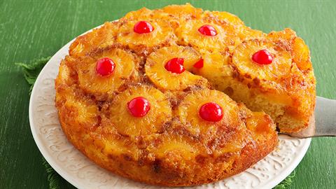 Ανάποδο κέικ με ανανά: το πιο απίθανο γλυκό!