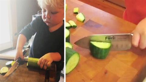 «Με την μέθοδο Μοντεσσόρι, ο 2χρονος γιος μου χρησιμοποιεί μαχαίρια και μαγειρεύει»