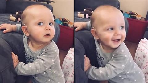 Μωράκι που γεννήθηκε κωφό ακούει πρώτη φορά μουσική με τη βοήθεια εμφυτευμάτων