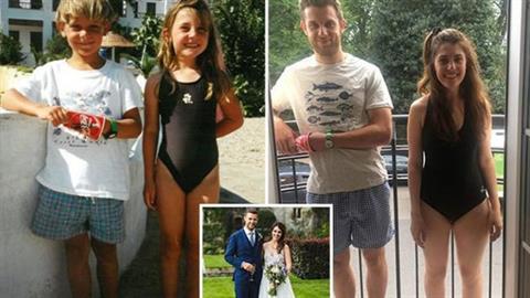 Παντρεμένο ζευγάρι ανακαλύπτει ότι είχαν ερωτευτεί ξανά όταν ήταν μικρά παιδιά!