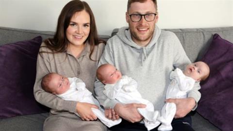 Μαμά γέννησε 3δυμα έναν χρόνο μετά τον θάνατο του πρώτου της παιδιού