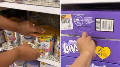 Γονείς κρύβουν χρήματα σε βρεφικά προϊόντα για να βοηθήσουν άλλους γονείς