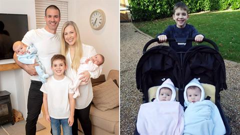 Μαμά γέννησε τρίδυμα με... 7 χρόνια διαφορά!