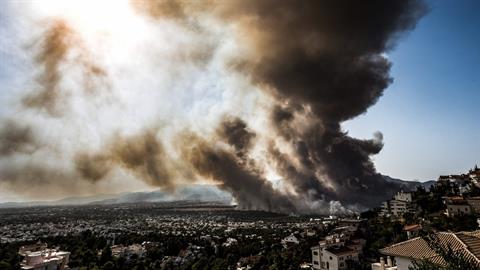 Οι περιοχές της Αττικής με την πιο μολυσμένη ατμόσφαιρα λόγω της φωτιάς